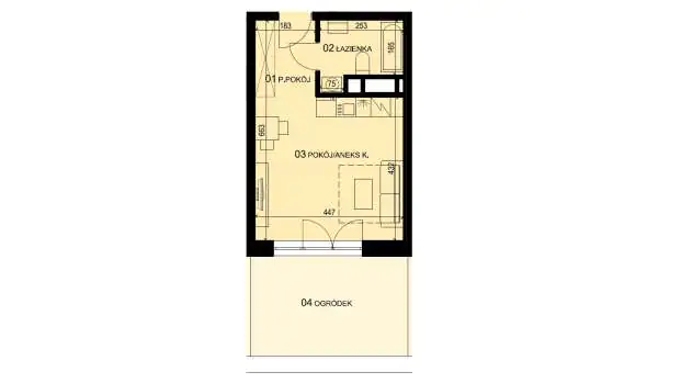 Mieszkanie 28.14 m2