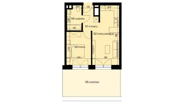 Mieszkanie 36.39 m2