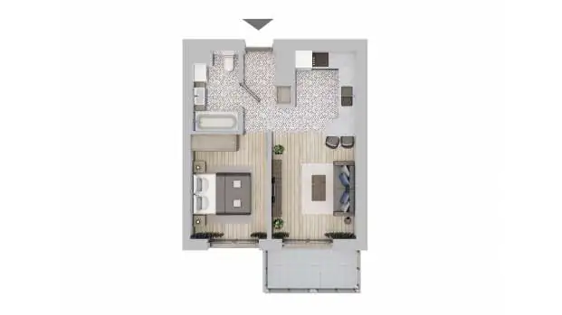 Mieszkanie 36.43 m2