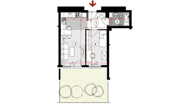 Mieszkanie 37.95 m2